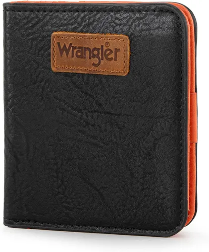 Miniatura 18 de Montana West X Wrangler - Cartera delgada delgada para mujer, organizador de dinero, mini cartera de bolsillo delgada con forro RFID y un monedero