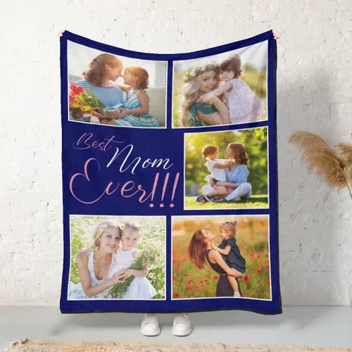 Miniatura 30 de MyPupSocks Manta personalizada para mamá, regalos personalizados para mamá, manta de cama con fotos, regalos de cumpleaños para mujeres, mamá