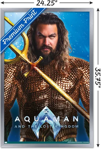Miniatura 11 de Trends International DC Comics Movie Aquaman y el Reino Perdido - Póster de pared Aquaman de 22.4 pulgadas de largo x 14.7 pulgadas de ancho