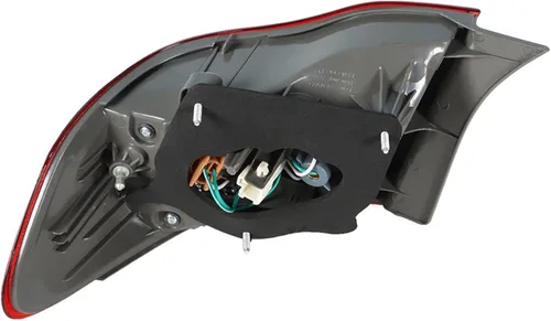 Miniatura 3 de Silscvtt Conjunto de luz de freno trasera externa del lado del conductor para Toyota Corolla 2009 2010, lente roja, lámpara trasera izquierda