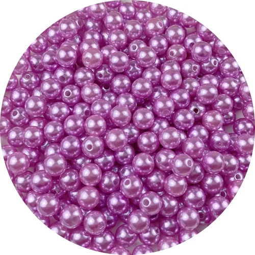 Miniatura 33 de Perlas de cuentas, 4000 piezas de cuentas de perlas de 3 mm redondas para llaveros, pulseras, collares, llaveros, joyería, manualidades, decoración