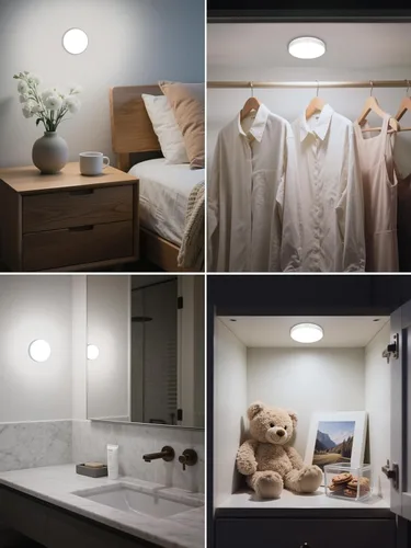 Miniatura 2 de WILLED Luz LED táctil regulable con batería incorporada de 1000mAh, luces recargables con encendido táctil para armario, portátil, adhesiva