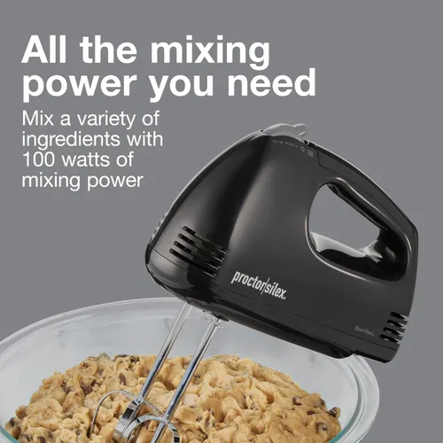 Miniatura 3 de Batidora de mano 62507 de Proctor Silex con 5 velocidades, color negro, Negro