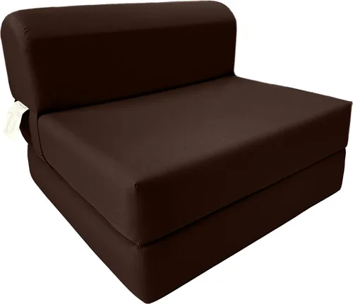 Miniatura 57 de D & D Futon Furniture Chair cama plegable de espuma, sofá de estudio, colchón de espuma doblado (6 x 36 x 70 pulgadas, azul real)