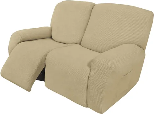 Miniatura 63 de Easy-Going - Funda elástica para sofá reclinable y sofá cama, 6 piezas, protector de muebles, suave, parte inferior elástica, tela jacquard
