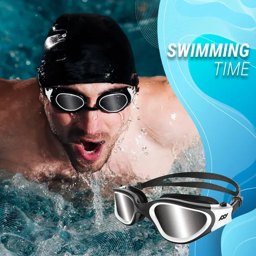 Miniatura 2 de POLARS DESIGN Gafas de natación, gafas de natación polarizadas antivaho para adultos, hombres y mujeres S1-wb-plaf-fm