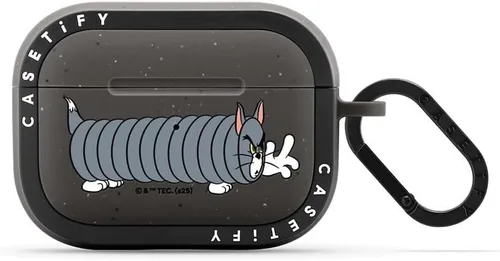 Miniatura 54 de CASETiFY AirPods Pro (1ª/2ª Gen) Estuche Bounce con Anillo [Colaboración Frozen] - Copo de Nieve de Anna - Taupe Mate