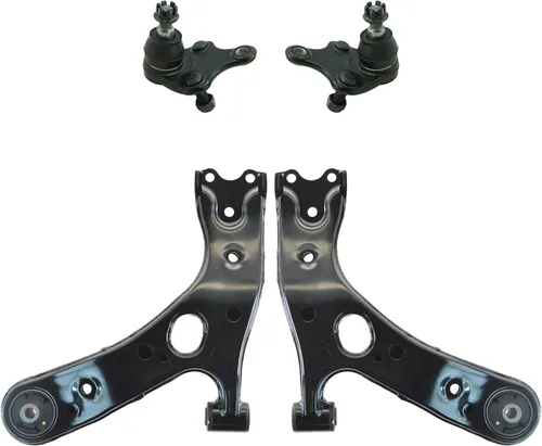 Miniatura 99 de TRQ Brazo de control delantero superior e inferior con rótula juego de 4 piezas compatible con Land Rover Range Rover 2003-2012