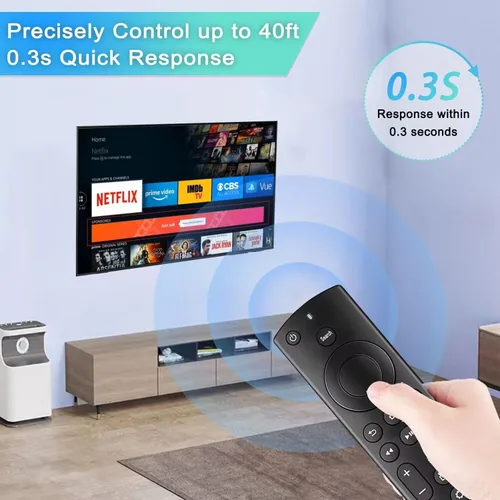 Miniatura 5 de Reemplazo para control remoto Insignia/Toshiba/Pioneer Fire TV, compatible universal para AMZ Fire Smart TV remoto (no para stick y cubo) con 6