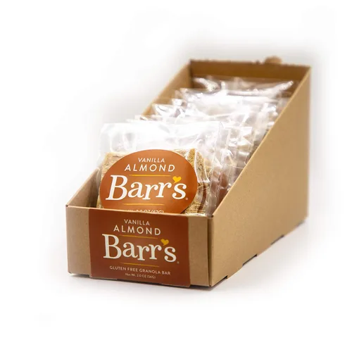 Miniatura 16 de Mrs. Barr's Natural Foods Barras de granola Nuez de arce Avena orgánica certificada sin gluten Textura suave Lote pequeño Calidad gourmet