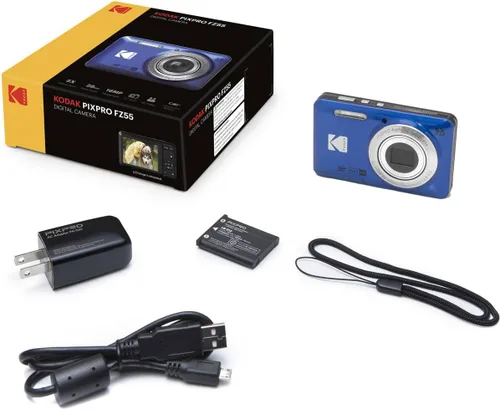 Miniatura 6 de Kodak PIXPRO FZ55 Friendly Zoom - Cámara digital con tarjeta de memoria de 32 GB, bolsa para cámara, trípode, software de edición de fotos, lector