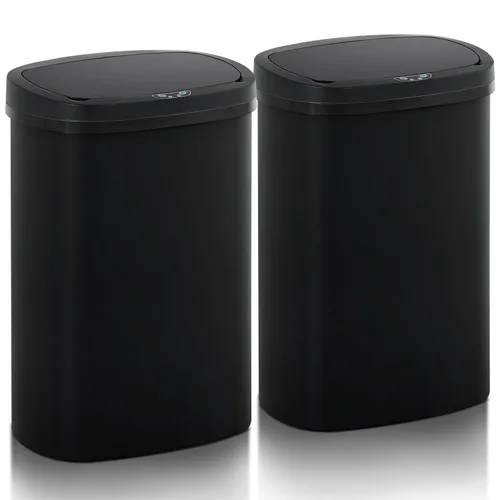 Miniatura 16 de Basurero de cocina con sensor de movimiento de 13 galones, cubo de basura con sensor automático de 50 L, cubo de basura inteligente con tapa