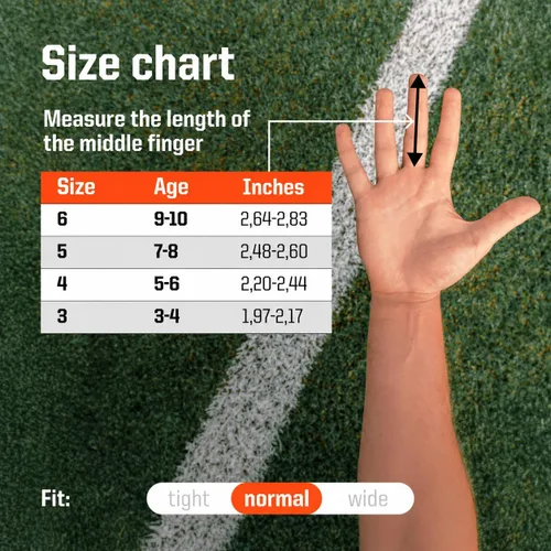 Miniatura 4 de T1TAN Clásico 1.0 Blanco Junior Guantes de Fútbol para Niños - Guantes de Portero para Arquero - Fútbol - Niños y Jóvenes