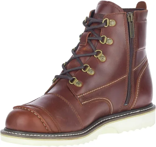 Miniatura 24 de Harley-Davidson Botas Hagerman de motociclista marrón de 5 pulgadas para hombre