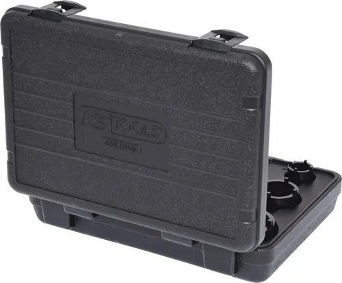Miniatura 3 de KS TOOLS Juego de enchufes para tuercas de ranura KM, pernos exteriores, 9 piezas