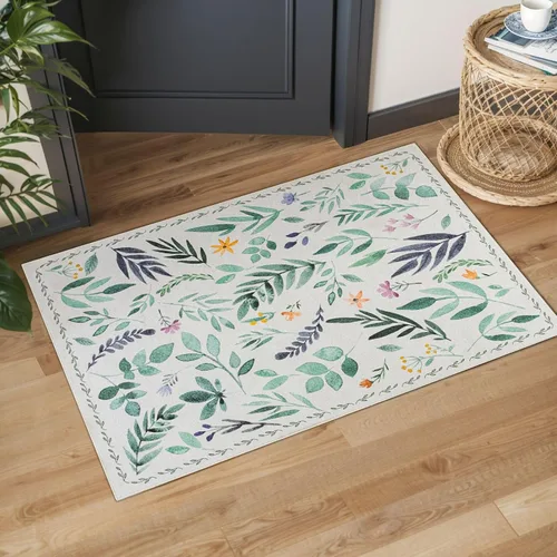 Miniatura 104 de Syalife 6x9 Alfombra Lavable para Área, Ultra Suave Antideslizante, Pila Baja, Alfombra Vintage Resistente a Manchas para Sala de Estar, Alfombra