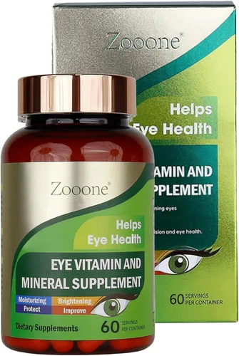 Miniatura 9 de zooone - Suplemento de vitaminas oculares de luteína de 120 piezas para la salud macular y el ojo seco, contiene luteína, zinc, vitaminas C/E