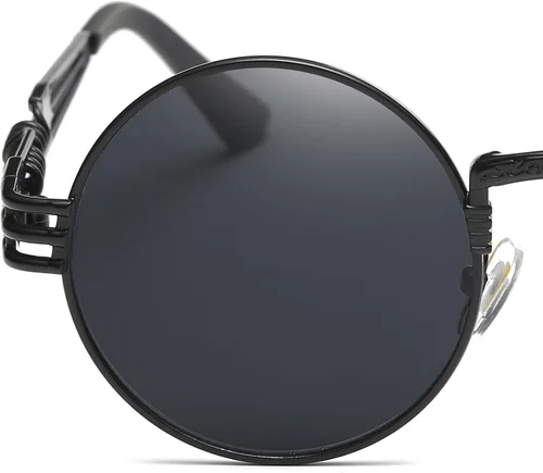 Miniatura 32 de Dollger Gafas de sol redondas Steampunk con marco de metal