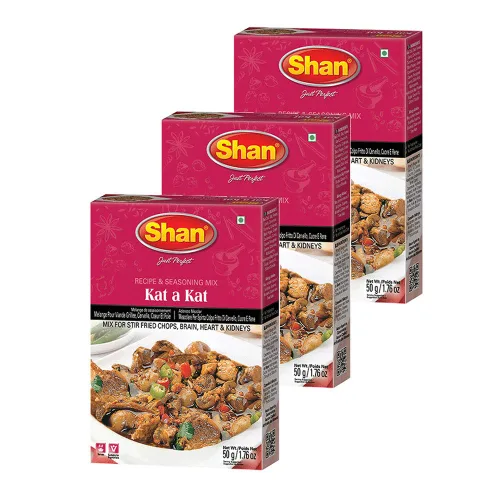 Miniatura 26 de Shan Korma Recipe and Seasoning Mix 1.76 oz (50g) - Spice Powder for Traditional Meat in Yogurt Sauce - Suitable for Vegetarians - Airtight Bag in a