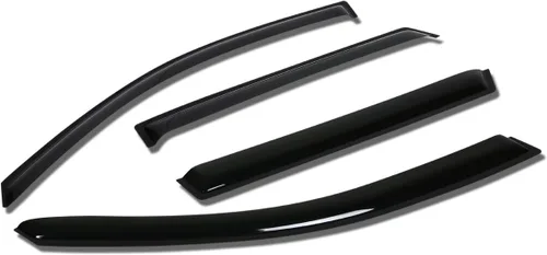 Miniatura 10 de DNA MOTORING WVS-T2-0174 - Juego de 4 protectores de lluvia para ventana Optima MG 06-10, color humo, deflector de sol, viento, lluvia