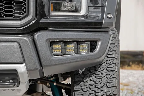 Miniatura 2 de Rough Country Kit de luces antiniebla DRL LED triple para Ford Raptor 2017-2020 - 70700DRL