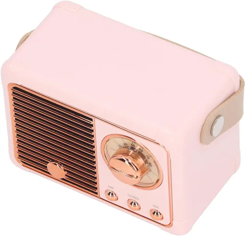 Miniatura 4 de ZJchao Altavoz portátil mini compacto inalámbrico retro diseño incorporado tarjeta radio alta capacidad batería ligero para viajes al aire libre