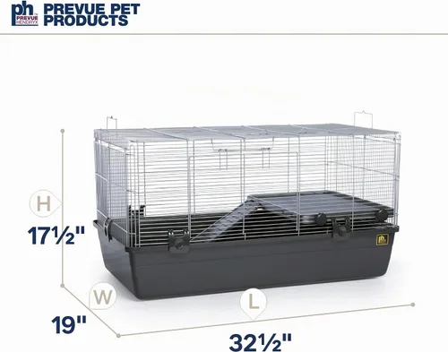 Miniatura 6 de Prevue Pet Products 528 Hogar Universal para Mascotas Pequeñas, Gris Oscuro