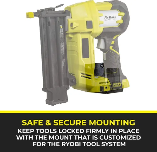 Miniatura 2 de Spartan Mounts Soporte de herramienta para herramientas eléctricas Ryobi Gancho de almacenamiento de pared Práctico organizador de garaje