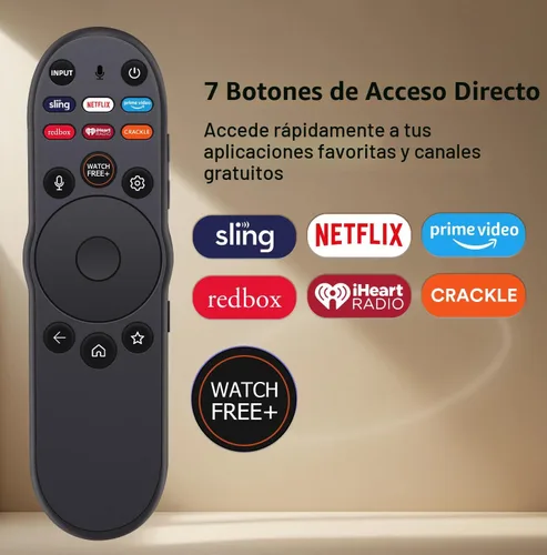 Miniatura 3 de para reemplazo de Smart TV Vizio, para control remoto VIZIO 2019-2024 para Smart TV con control de voz.
