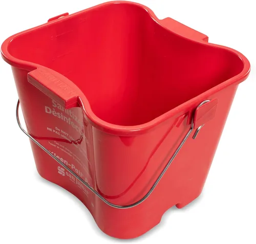 Miniatura 8 de San Jamar Kleen-Pail Pro - Cubo desinfectante con asa de alambre para limpieza, cocinas, restaurantes y uso de conserjería, plástico, 6 cuartos
