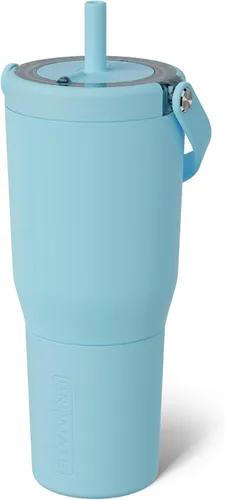Miniatura 21 de BrüMate Resa - Vaso de viaje 100% a prueba de fugas de 25 onzas con asa y pajilla, popote SoftSip flexible, funda de silicona para mayor