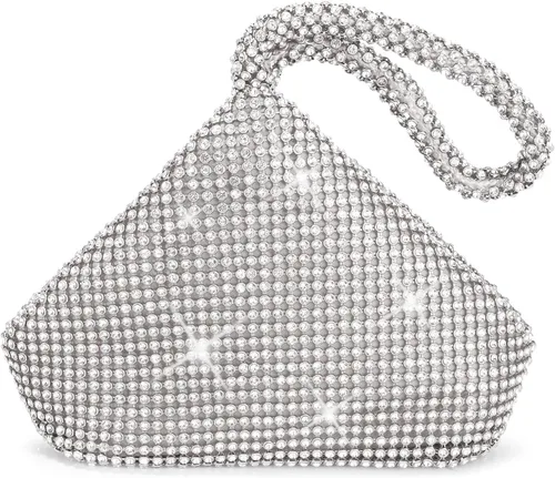 Miniatura 8 de JIAN YA NA Fashion Women Bridesmaid Lady Girl Bride Evening Clutch Bag for Prom Cocktail Party Wedding Engagement