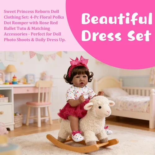 Miniatura 8 de EKOKIZ Ropa de muñecas Reborn de 17 a 20 pulgadas, ropa realista para recién nacidos, accesorios de regalo, juego de regalo para muñecas de bebé