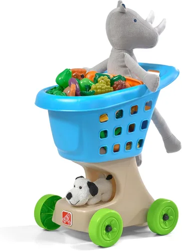 Miniatura 6 de Step2 Carrito de compras Pequeño ayudante para niños, carrito de abarrotes de juego, hecho de plástico duradero, para niños de 2 años en adelante