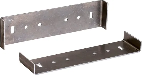 Miniatura 5 de Soporte de montaje para buzón de correo libre de óxido, aluminio, grande (se adapta a buzones con un piso de 8 pulgadas de ancho)