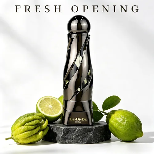 Miniatura 2 de A CENTER La Di Da Men Colonia 3.4 fl oz Fresh Spicy Gourmand Eau de Parfum bergamota, vainilla y ámbar aroma, regalo para él