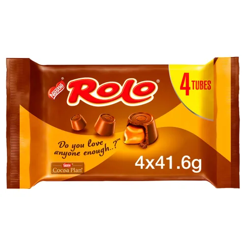 Paquete múltiple de chocolate original Rolo importado del Reino Unido Inglaterra British ChocolateNestle Role, 5.87 oz