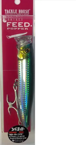 Miniatura 86 de TACKLE HOUSE Feed Popper 175, Señuelos de pesca de atún de agua salada, Topwater, GT, Bonito, Yellowtail, Yellowfin, Atún rojo, flotante