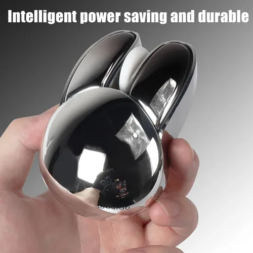 Miniatura 5 de Ratón inalámbrico lindo conejito Bluetooth doble modo ratón de computadora pequeño silencioso USB óptico silencioso Kawaii conejo ratón inalámbrico