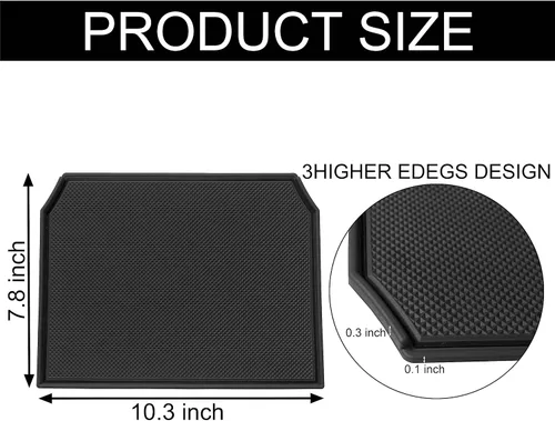 Miniatura 3 de Tapete para Subaru Impreza XV 2012-2016 Crosstrek Accessories 2012-2017 Subaru Forester 2014-2018 Cubierta interior antideslizante para tablero