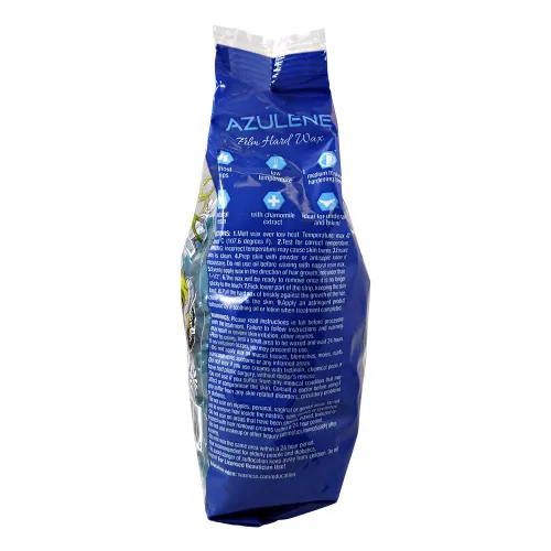 Miniatura 5 de Waxness – Película de cera Esferas duras de cera – Azuleno 1.1 lb (500 g) – Cera dura profesional sin bandas con azuleno para cara y cuerpo