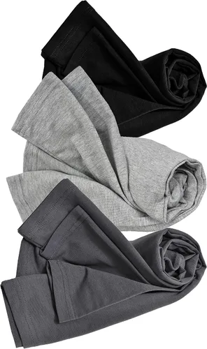 Miniatura 6 de Natural Uniforms Camiseta Under Scrub para mujer, cuello redondo, manga larga, paquete de 3, paquete múltiple de 3