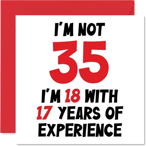 Miniatura 53 de Tarjeta de cumpleaños número 100 para mujeres y hombres, no 100, soy 18 con 82 años de experiencia, divertida tarjeta de felicitación de feliz