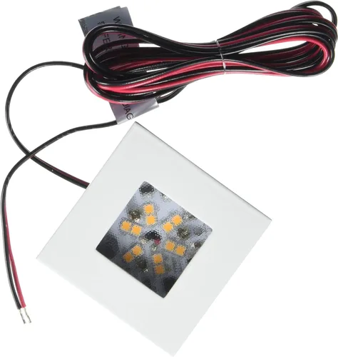 WAC Lighting HR-LED87S-WT - Luces LED cuadradas con botón de 3000 K, color blanco