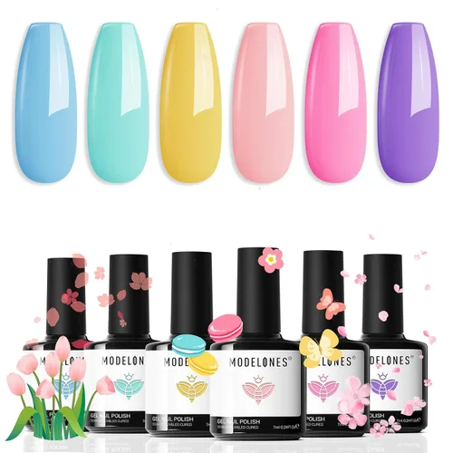 Miniatura 21 de modelones - Juego de 6 esmaltes en gel con efecto de ojo de gato cristalino, holográfico 9D, brillantina, negro, azul, morado, verde, con imán