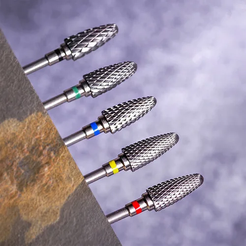 Miniatura 8 de Fantexy Juego de brocas para uñas acrílicas, 3/32 pulgadas, brocas profesionales de tungsteno para uñas, herramientas de arte de uñas, manicura