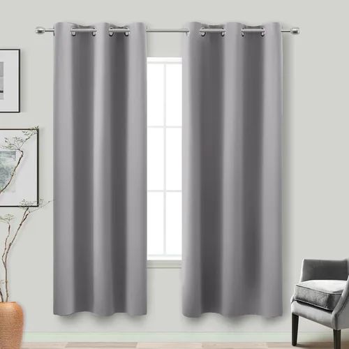 Miniatura 139 de Cortinas opacas de 72 pulgadas extra anchas para dormitorio, puerta corrediza de vidrio y patio, 2 paneles con ojales para oscurecer ventana grande