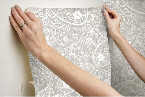 Miniatura 7 de RoomMates RMK11580RL - Papel pintado de cachemira beige