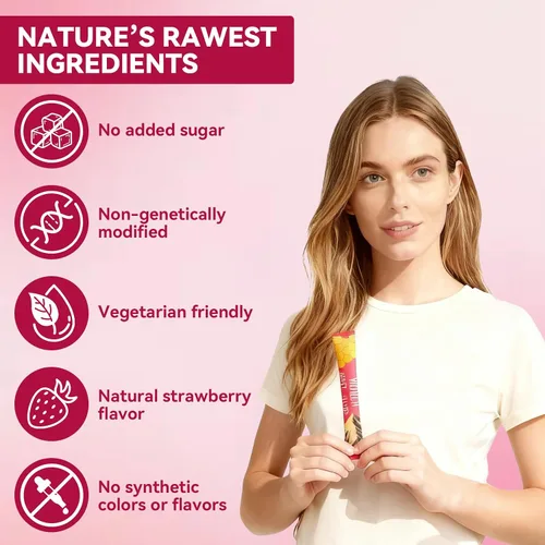Miniatura 4 de Palitos de miel Shilajit para mujer, energía natural y potenciador de vitalidad con shatavari y azafrán, palitos de miel de fresa para equilibrio