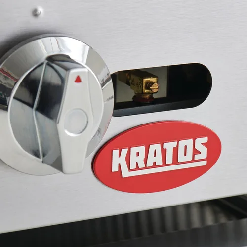 Miniatura 4 de Kratos Gama comercial, parrilla radiante de encimera de gas de 15 pulgadas de ancho, 37,000 BTU (29Y-178)